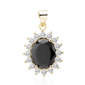 Pandantiv argint placat cu aur galben cu piatra neagra DiAmanti Z0685C1G_B-DIA Pandantiv argint placat cu aur galben cu piatra neagra DiAmanti Z0685C1G_B-DIA